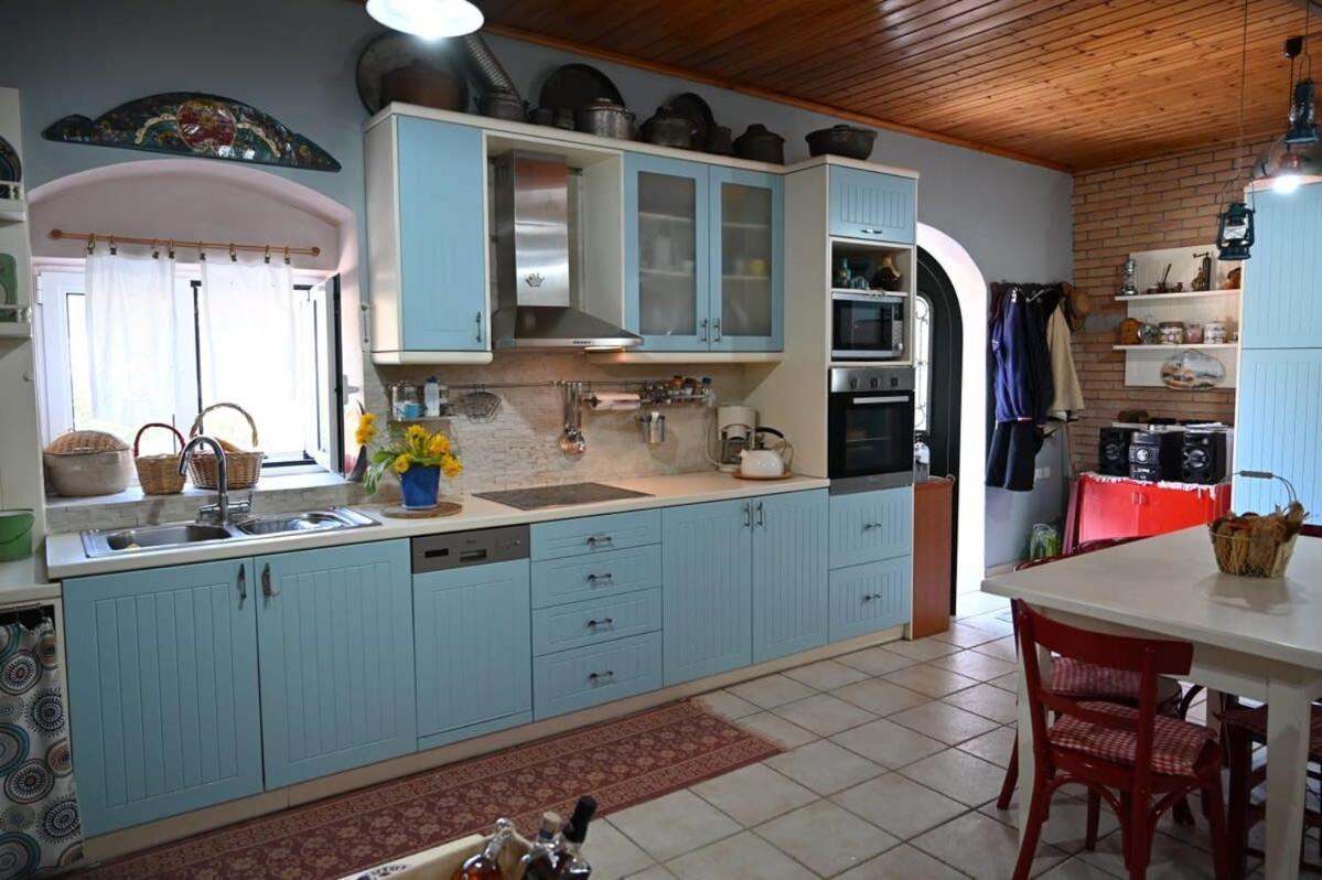 Kalavrita Winter Retreat - Homely Spacious Chalet Áno Vlasía Esterno foto